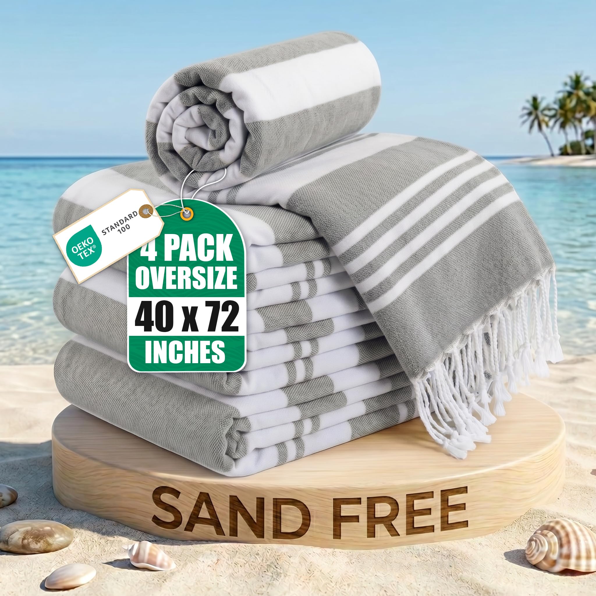 小物 BoTT OG Logo Beach Towel BoTT Bott OG Logo Beach Towel / NAVY